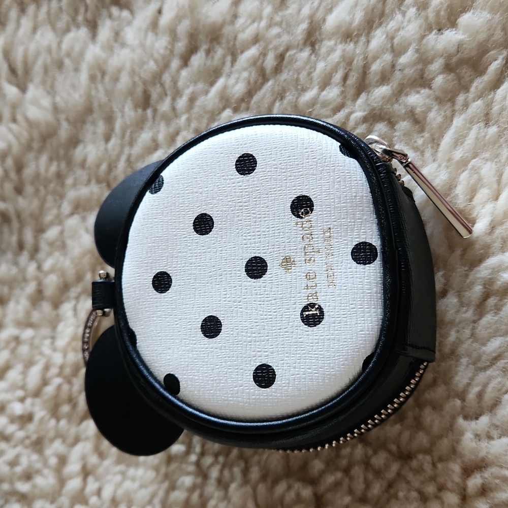 Disney X Kate Spade Polka Dot Minnie Mouse Backpack & Wallet Set 🖤🐭❤️♠️ - Picture 4 of 16